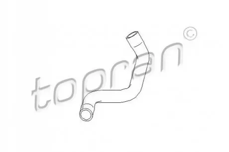 Патрубок системи охолодження (нижній) Opel Astra G/Zafira A 2.0-2.2 DTI/DI 99-05 TOPRAN / HANS PRIES 207335 Купити в Україні