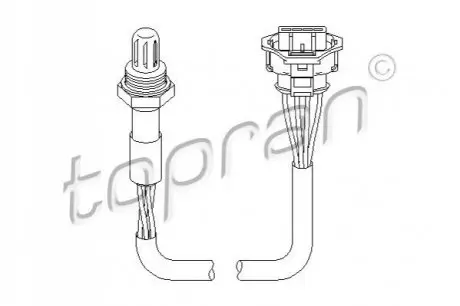 Лямбда зонд Opel Astra H/J/Vectra C 1.8 04 TOPRAN / HANS PRIES 207431