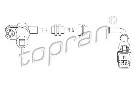 Датчик ABS (задній) Ford Transit 14 TOPRAN / HANS PRIES 207450