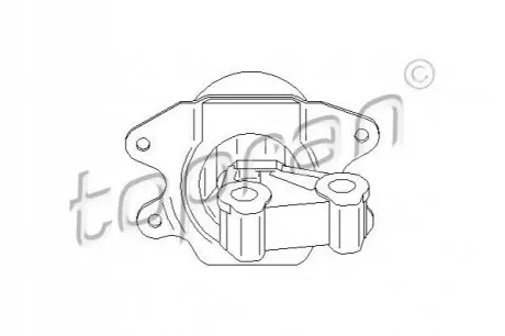 Опора двигуна Opel Combo/Meriva 1.4-1.8 00-11 TOPRAN / HANS PRIES 207561