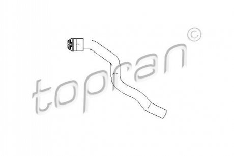 Патрубок системи охолодження TOPRAN / HANS PRIES 207684
