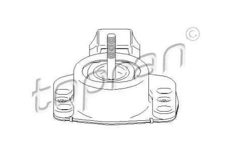 Подушка двигуна (передня) (R) Renault Master/Opel Movano 2.2/2.5dTi 00 TOPRAN / HANS PRIES 207756