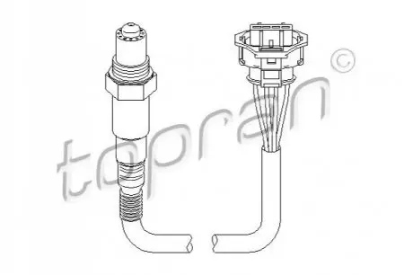 Лямбда зонд Opel Combo/Astra H 1.4 04-11 TOPRAN / HANS PRIES 207878