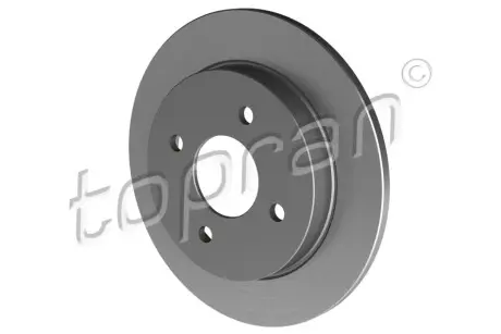 Диск гальмівний (задній) Ford Focus 98-04/Fiesta 05-/Sierra 82-93 (253x10.2) TOPRAN / HANS PRIES 300293