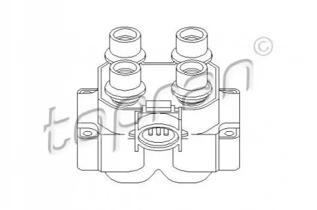 Котушка запалювання Mazda 626 V/Ford Mondeo II 1.1-2.0 96-02 TOPRAN / HANS PRIES 300595