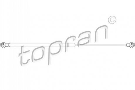 Пружина газова / помещения для груза TOPRAN / HANS PRIES 301346 (фото 1)