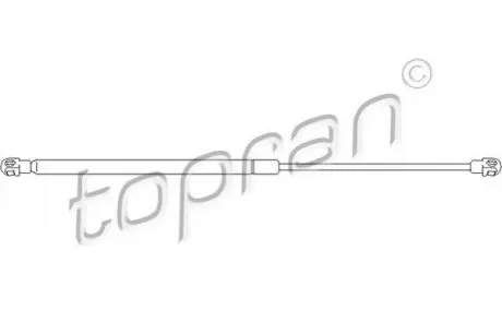Пружина газова / помещения для груза TOPRAN / HANS PRIES 301346
