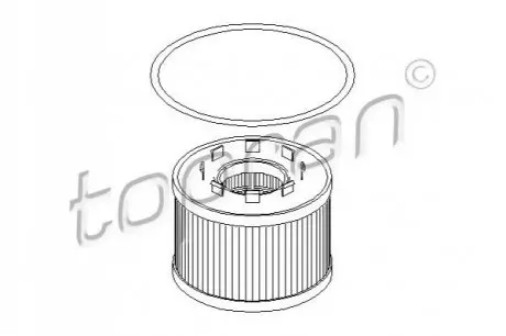 Фільтр масляний Ford Transit V184 00-06 TOPRAN / HANS PRIES 301760