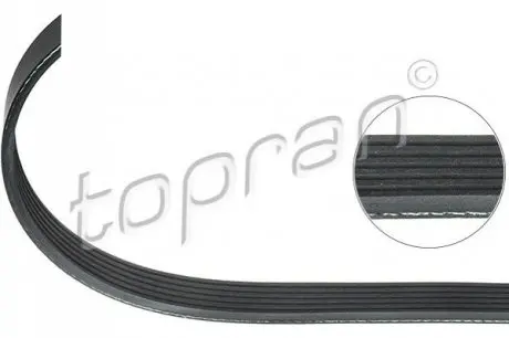 Поліклиновий ремінь (6PK1640) MERCEDES C (C205), C T-MODEL (S205), C (W205), GLC (X253) CITROEN JUMPER III FORD MONDEO III, TRANSIT, TRANSIT CUSTOM V362, TRANSIT V363 2.0D/2.2D 08.00 TOPRAN / HANS PRIES 302093