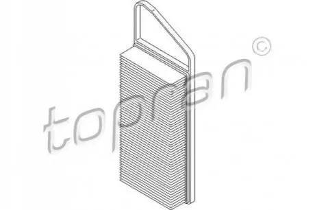 Фільтр повітряний Citroen Nemo/Peugeot Bipper 1.4HDi 08 TOPRAN / HANS PRIES 302125
