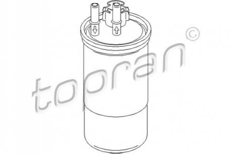 Фильтр топлива TOPRAN / HANS PRIES 302132