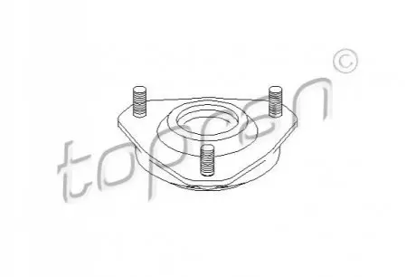 Подушка амортизатора передн Лів/Прав FORD FIESTA V, FUSION MAZDA 2 1.2-2.0 11.01-12.12 TOPRAN / HANS PRIES 302239 Купити в Україні