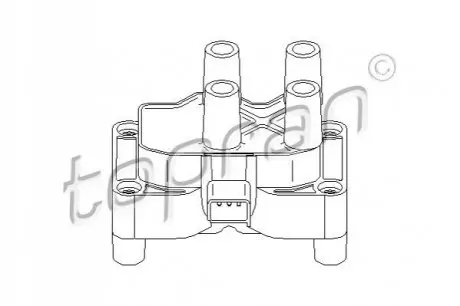 Котушка запалювання Ford Fiesta/Mondeo 1.8-2.0 16V 00-07 TOPRAN / HANS PRIES 302444