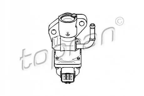 Клапан EGR VOLVO C30, S40 II, S80 II, V50, V70 III FORD C-MAX, FIESTA V, FOCUS C-MAX, FOCUS I, FOCUS II, GALAXY II, MAVERICK, MONDEO III, MONDEO IV, MONDEO V, S-MAX MAZDA 3, 5, 6 1.8-2.5 10.98 TOPRAN / HANS PRIES 302692