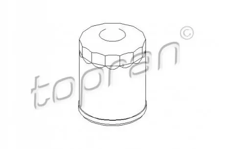 Фільтр масляний Ford Focus/ C-Max/ Galaxy 1.8 TDCI 04-12 TOPRAN / HANS PRIES 302796