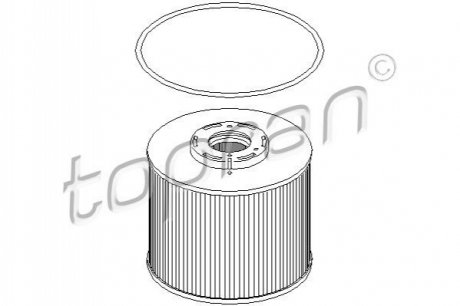 Фильтр топлива - (2037668, 1682001, 1681999) TOPRAN / HANS PRIES 304036