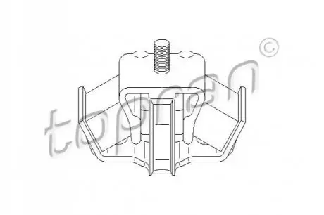 Подушка АКПП MB E-class (W124) -96 TOPRAN / HANS PRIES 400036