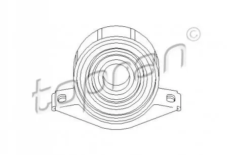 Підвіска, карданного валу TOPRAN / HANS PRIES 400080 Купити в Україні