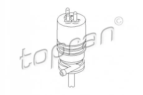 Насос омивача скла (моно) MB E-class (W124) 93-95 TOPRAN / HANS PRIES 400117 Купити в Україні