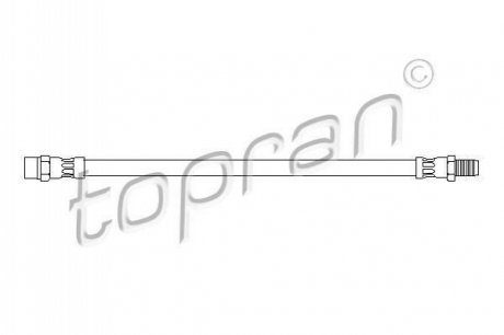Тормозной шланг TOPRAN / HANS PRIES 400215 (фото 1)