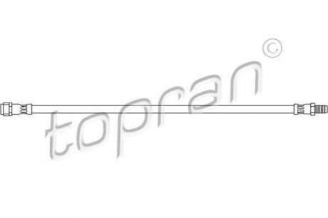 Тормозной шланг TOPRAN / HANS PRIES 400423