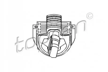 Подушка КПП MB E-class (W210)/C-clas (W202) 95-00 (ззаду) TOPRAN / HANS PRIES 400486