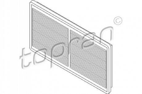 Фільтр повітря (салону) TOPRAN / HANS PRIES 401050