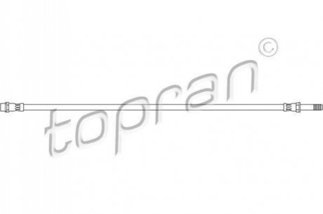 Тормозной шланг TOPRAN / HANS PRIES 401065