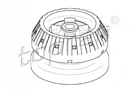 Фото Подушка амортизатора (переднього) MB Vito (W638) 96- TOPRAN / HANS PRIES (401233) зображення 1