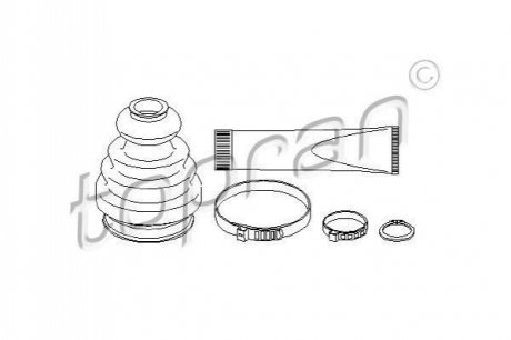 Пыльник приводного вала.) TOPRAN / HANS PRIES 401245