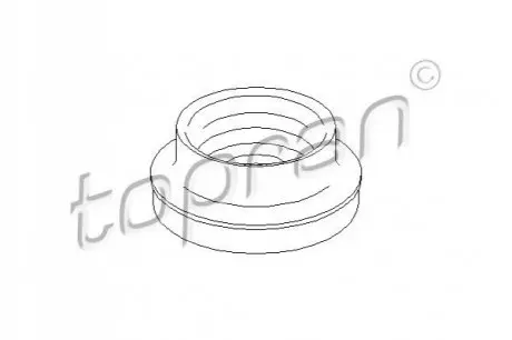 Фото Підшипник амортизатора опорний MB Vito (W638) 96- TOPRAN / HANS PRIES (401326) зображення 1