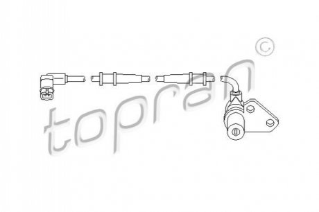 Датчик частоты вращения колеса TOPRAN / HANS PRIES 401412