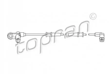 Датчик ABS (передній) Renault Trafic III 14 TOPRAN / HANS PRIES 401547 Купити в Україні