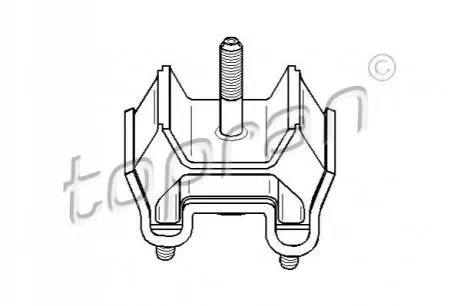Фото Подушка двигуна (передня) (R) MB M-class (W163) 2.7-4.0 CDI 99-05 TOPRAN / HANS PRIES (401689) зображення 1