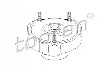 Подушка амортизатора (переднього) MB E-class (S211/W211) 02-08 TOPRAN / HANS PRIES 407800 Купити в Україні