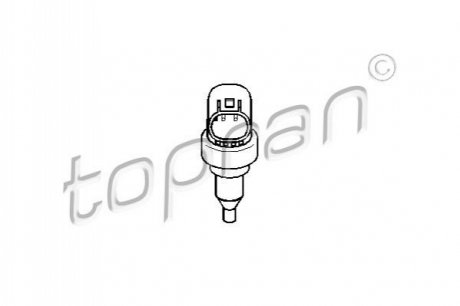 Датчик, температура охлаждающей жидкости TOPRAN / HANS PRIES 407872