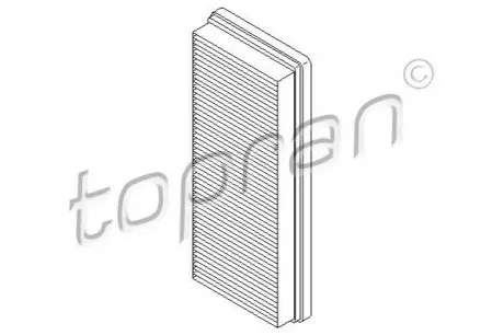 Фото Фільтр повітряний Smart Fortwo 0.8CDTI/1.0 07- TOPRAN / HANS PRIES (407918) зображення 1