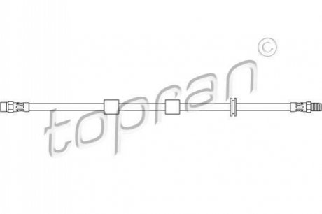 Тормозной шланг TOPRAN / HANS PRIES 500199 (фото 1)