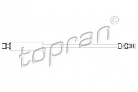 Тормозной шланг TOPRAN / HANS PRIES 500203