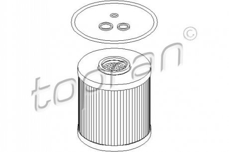 Фильтр масла TOPRAN / HANS PRIES 500728