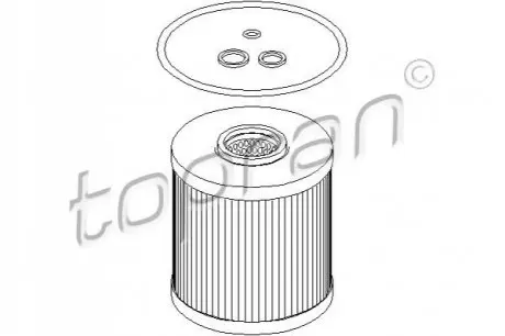 Фільтр масляний BMW 3 (E30/36)/5 (E34) 1.6/1.8i 87- (M40/M43) TOPRAN / HANS PRIES 500728