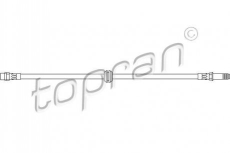 Тормозной шланг TOPRAN / HANS PRIES 500756