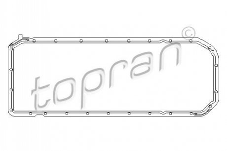 Прокладка масляного поддона TOPRAN / HANS PRIES 500775