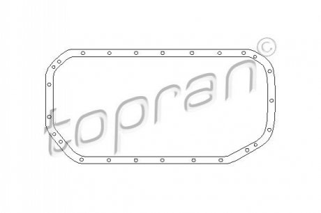 Прокладка масляного поддона TOPRAN / HANS PRIES 500777 (фото 1)