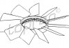 Крильчатка вентилятора TOPRAN / HANS PRIES 500901 (фото 1)