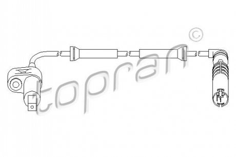 Датчик АБС TOPRAN / HANS PRIES 500979