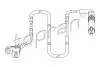 Датчик ABS (задній) BMW 3 (E46) 98-05 TOPRAN / HANS PRIES (500980) зображення 1