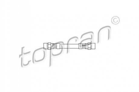 Тормозной шланг TOPRAN / HANS PRIES 500989 (фото 1)