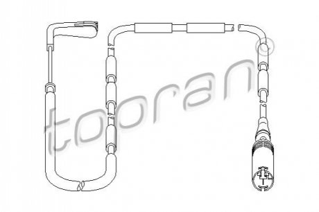 Датчик износа тормозных колодок TOPRAN / HANS PRIES 500997
