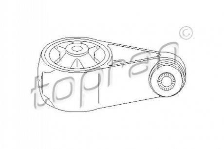 Подушка двигателя TOPRAN / HANS PRIES 501081 (фото 1)
